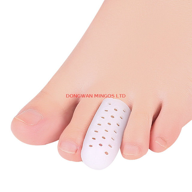 Big Toe Protector Soft Gel Toe Protector Breathable Gel Toe Cap Silicone Toe Cover Sleeves with Holes